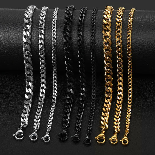 Stainless Steel Cuban Bracelet