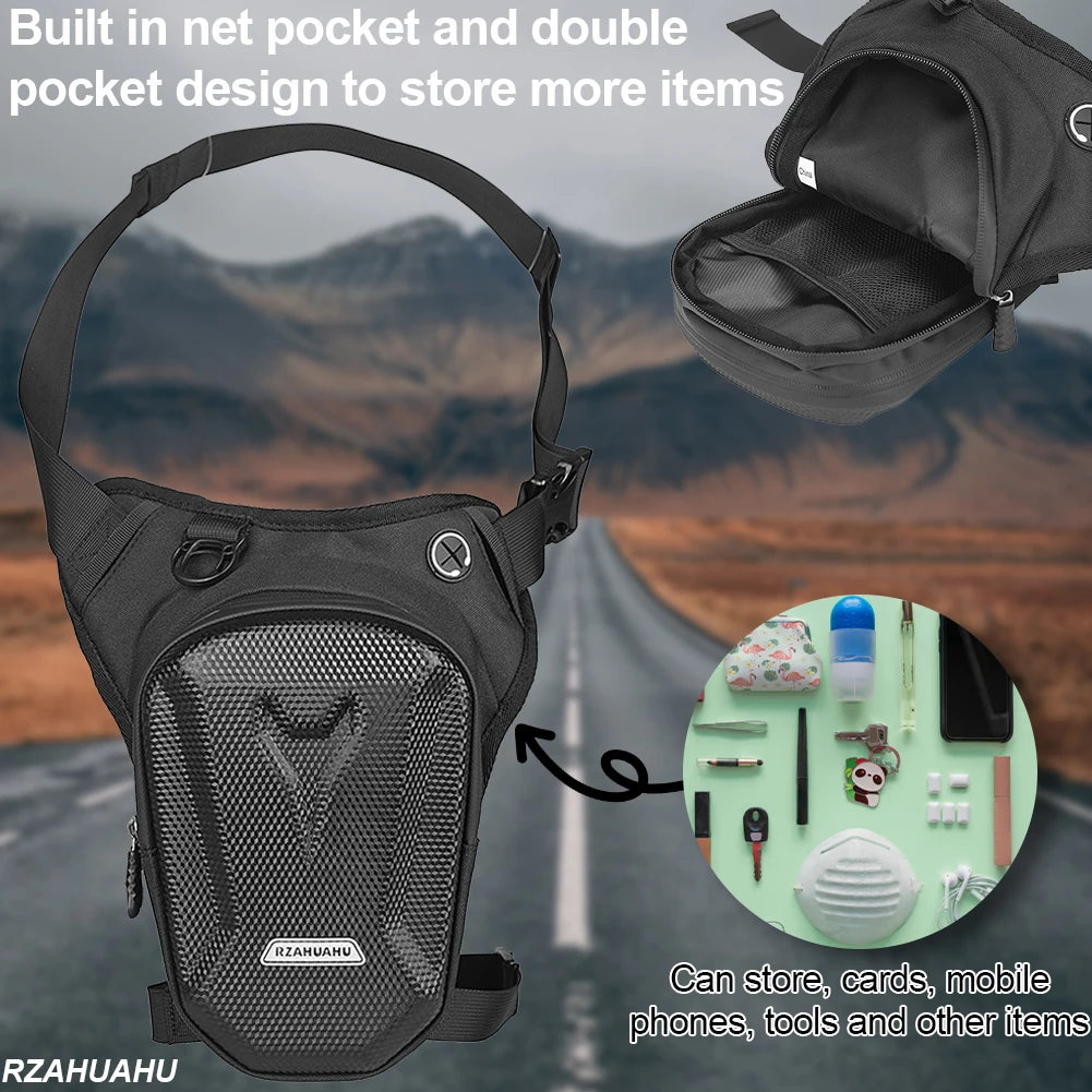 Motorcycle Drop Leg Side Bag