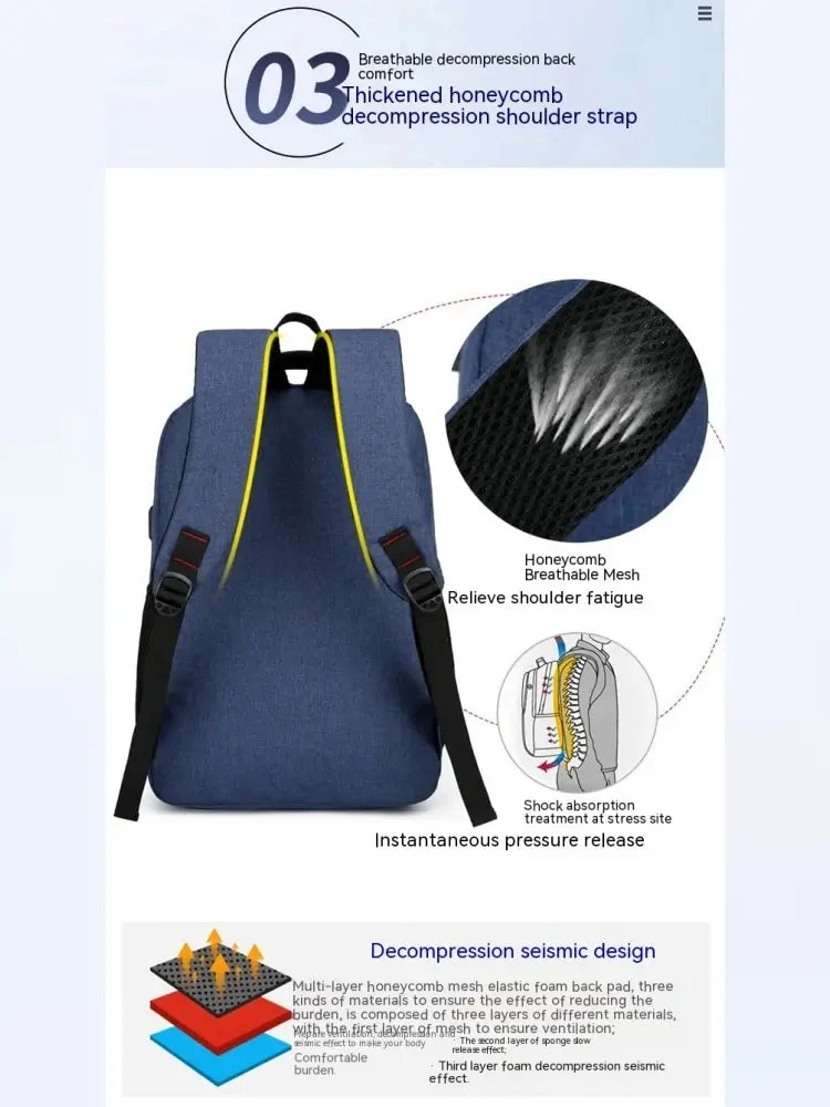 Large Capacity Travel Laptop Backpack